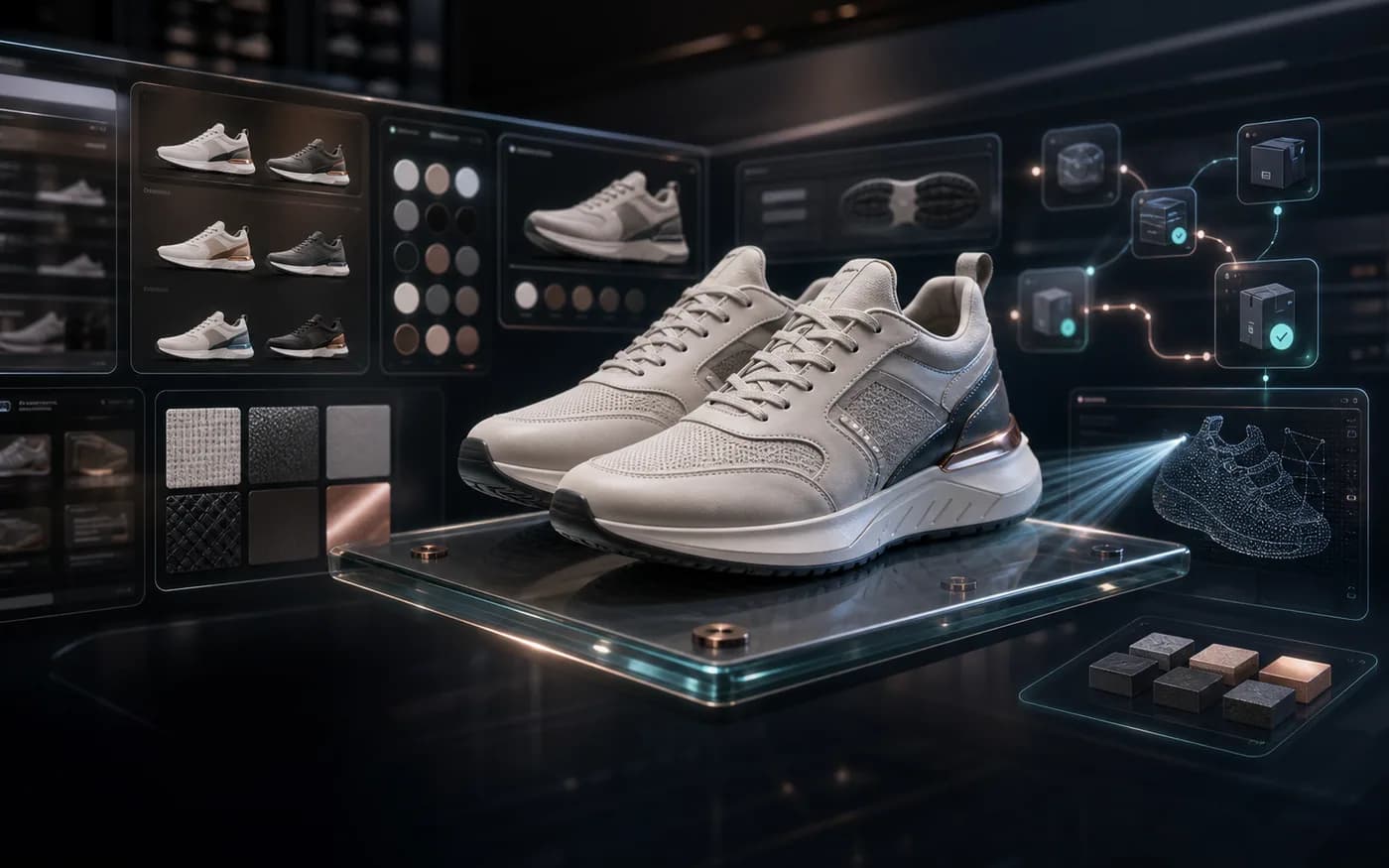 Monamai Shoes project visualization